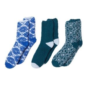 NEW Summer & Rose Fuzzy Socks Set of 3